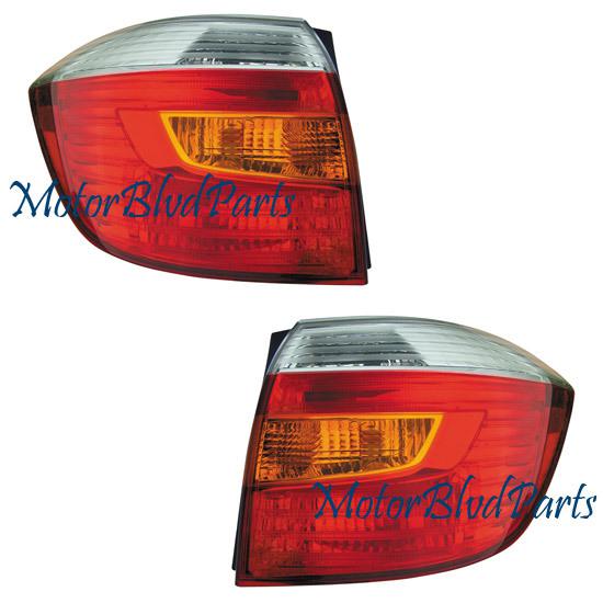 08 09 10 toyota highlander base/limited tail lights lamps oe driver+passenger