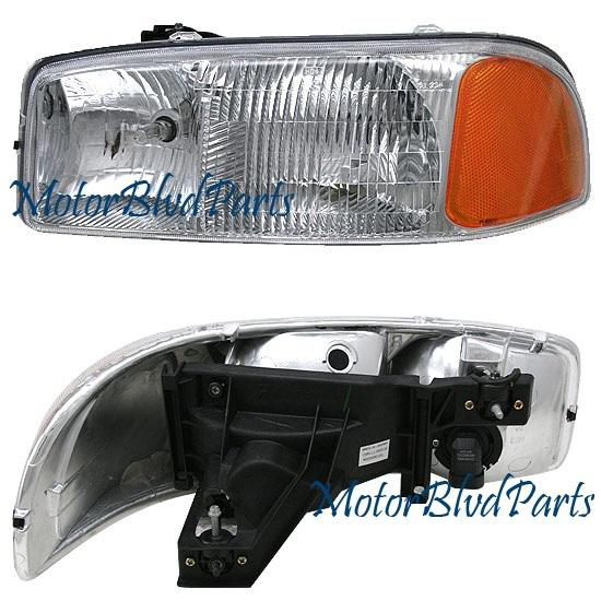 99-07 sierra / 00-06 yukon oe style headlight headlamp left driver l