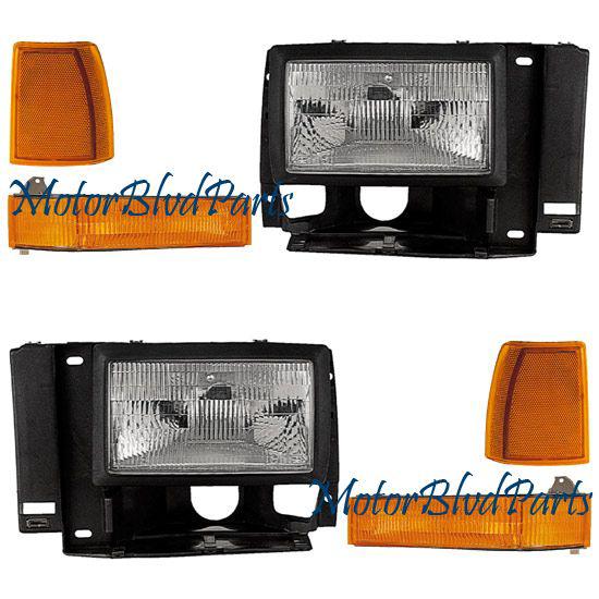 Bronco explorer ranger headlamps headlights+corner pair