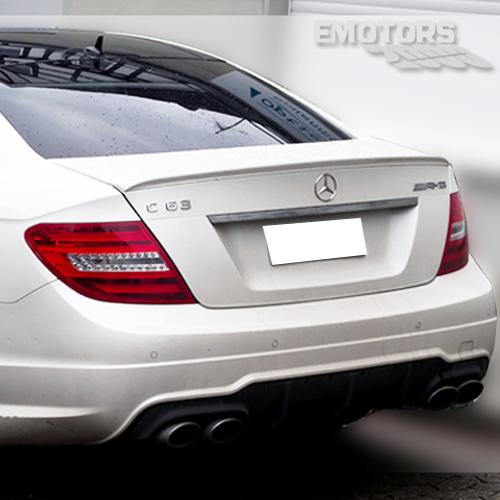 Mercedes benz benz c204 c class 2d a type rear trunk spoiler coupe 2013 Ω