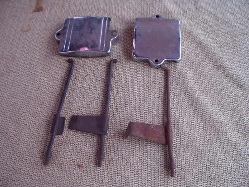 1940s-50s  harley davidson battery box lids & parts    knuckle head   pan head  