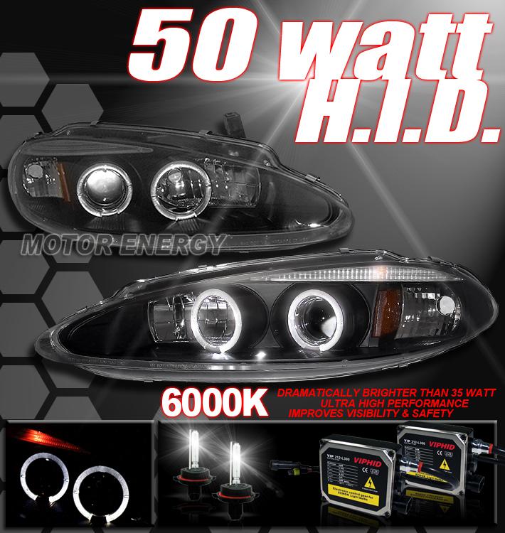 98-04 dodge intrepid projector headlights+50w 6000k hid