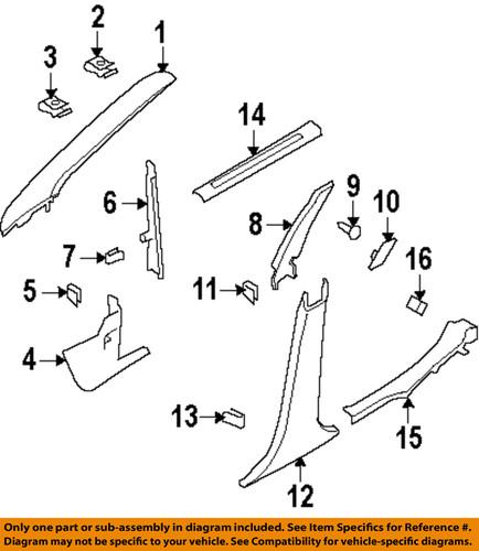 Ford oem 9s4z5413209ac interior-front sill plate