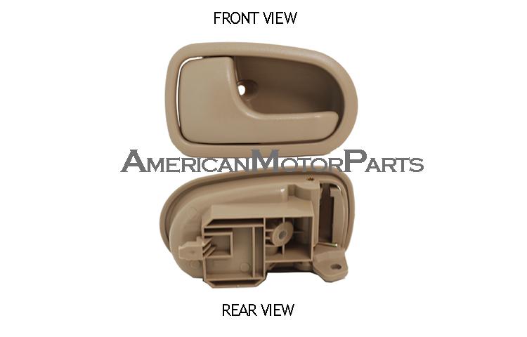 Depo driver inside front/rear texture beige door handle mazda 323 626 protege