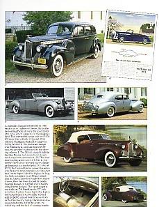 1940 packard + 120 + 110 + darrin article - must see !!