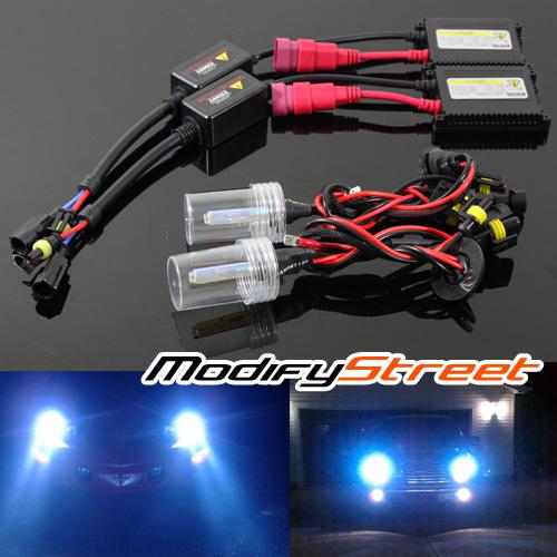 H7 10000k deep blue xenon ac slim ballast hid conversion kit fog driving lights