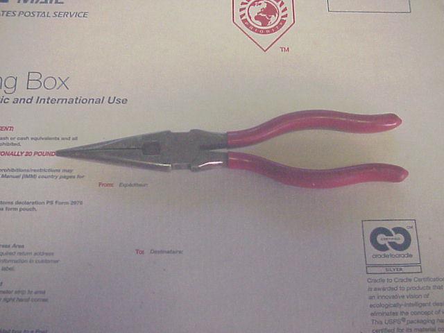 Mac tools 8" needle nose plier w/cutter m317g