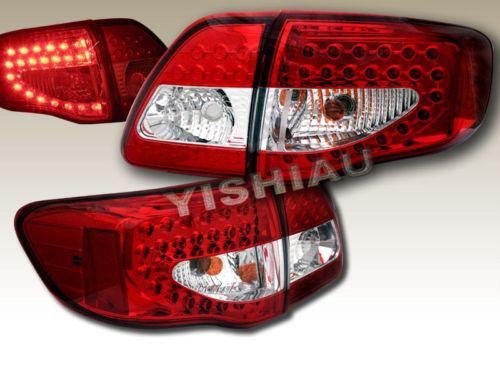 09+ toyota corolla s/xle/xrs led tail lights lamps 4pcs