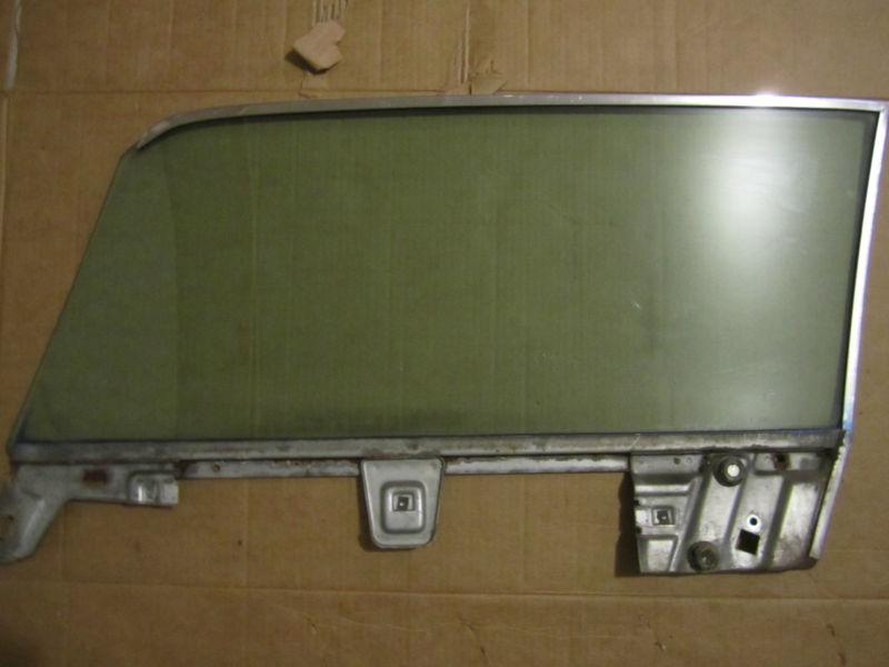 1967 1968 mustang passenger side tinted door glass 