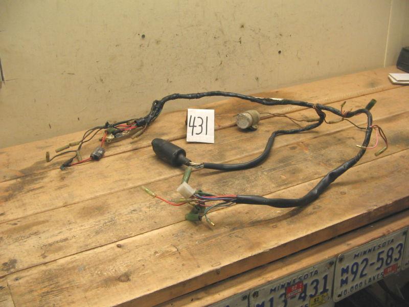 1972 yamaha ds7 rd 250 twin #431 wiring harness