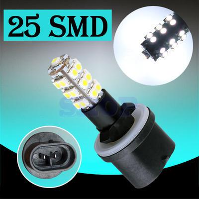 880 890 pgj13 25 smd pure white car fog tail signal led car light bulb lamp