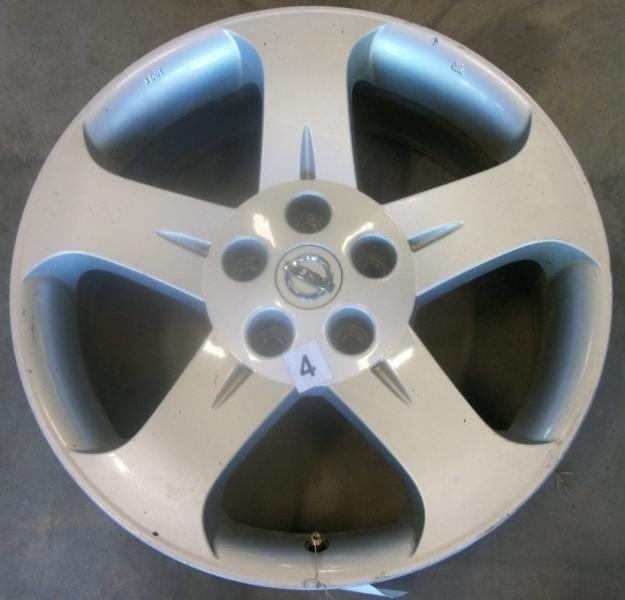 Wheel 03 04 05 murano 18x7-1/2 alloy 5-spoke painted finish 1106882