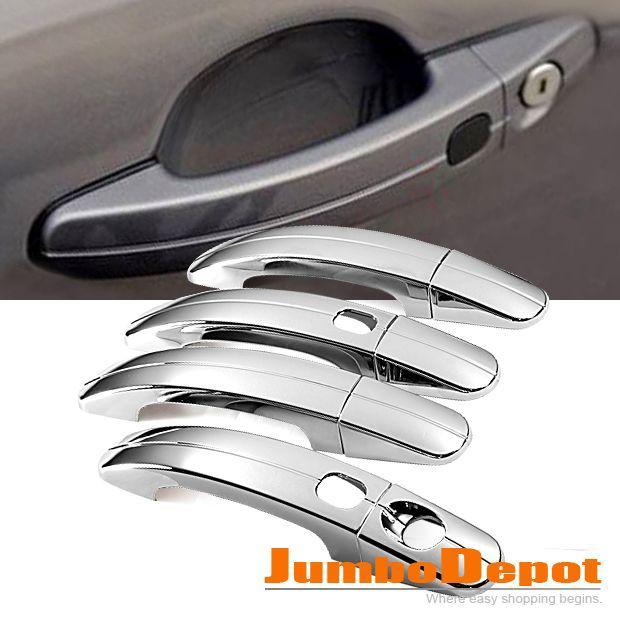 Brand new chrome door handle cover w/smart key 8 pcs set for 2012 ford focus 