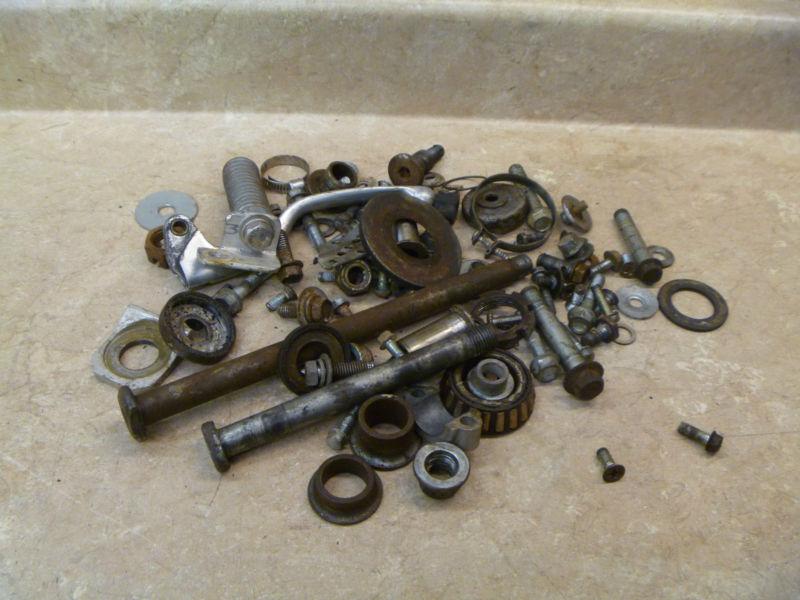 Suzuki rm125 rm 125 used original misc frame bolts hardware 1990