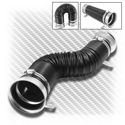 D.i.y. air induction hose w/freely adjustion, extendable intake tube kit silver