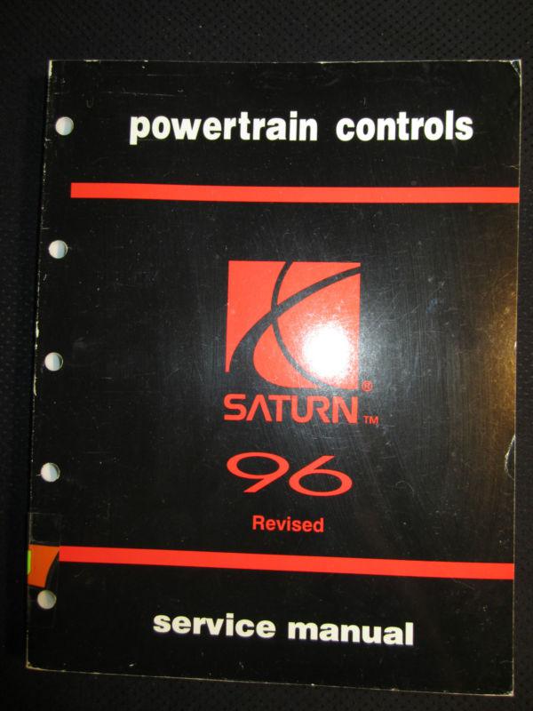 1996 saturn powertrain controls service repair shop manual factory 96 revised  