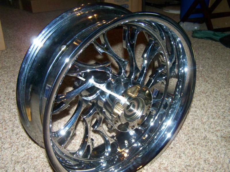 Rc components aluminum wheelr alien suzuki busa rear 17x6.25