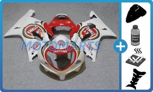 Bundle for suzuki gsxr-1000 k1 01 02 injection body kit fairing & windscreen ah