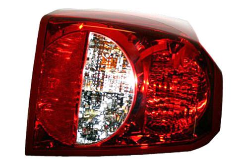 Replace ch2818109v - 2007 dodge caliber rear driver side tail light lens housing