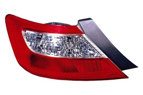 Replace ho2800165c - 06-08 honda civic rear driver side tail light lens housing