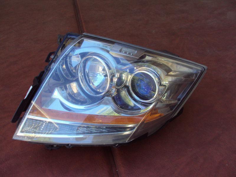 2008 cadillac cts headlight lamp complete assembly #25897358 dcrrl base level rh