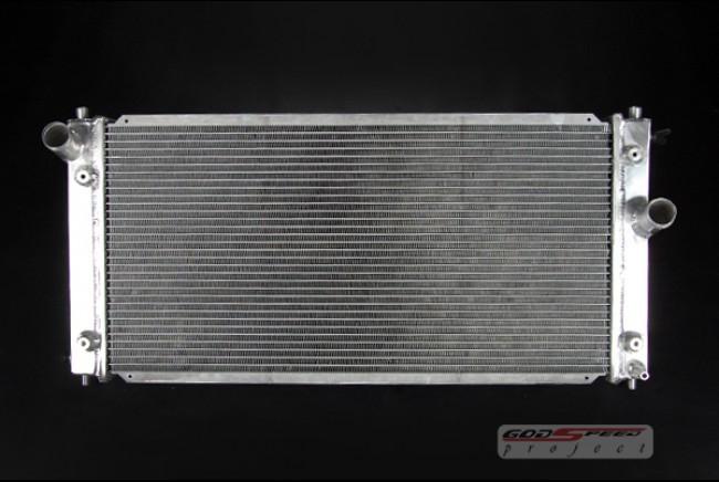 Gsp 00-05 toyota celica gt gts 1zz-fe 2zz-fe 2 row racing cooling drift radiator