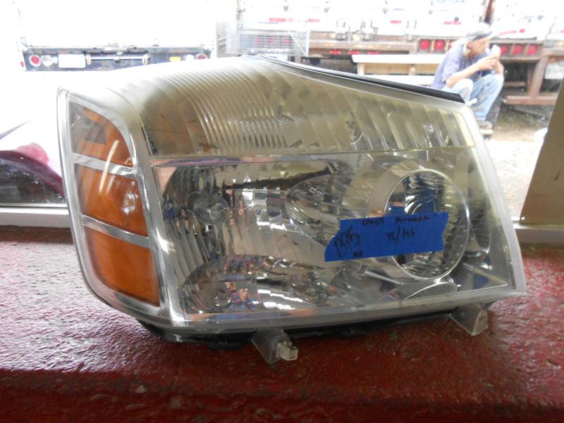 Nissan armada right halogen headlight lamp 2004 2005 2006 2007   passenger