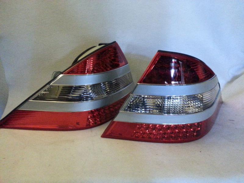 00-05 mercedes w220 s-class s430/s500/s600/s55 amg led tail lights red clear new