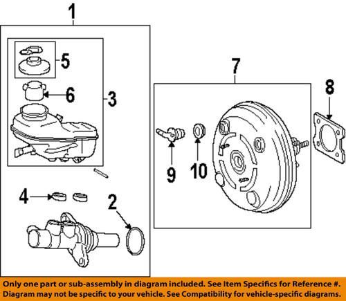 Toyota oem 4722002271 brake fluid reservoir/brake master cylinder reservoir