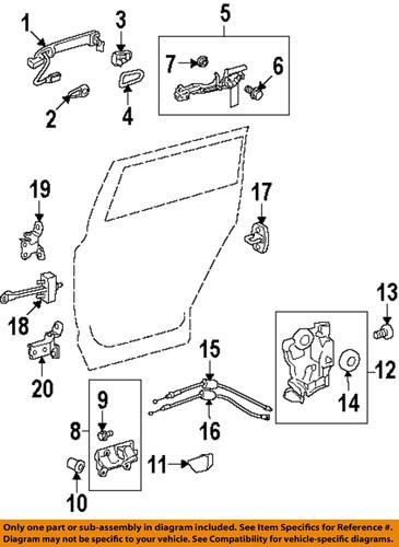 Toyota oem 6906006100 door lock motor/door lock actuator motor