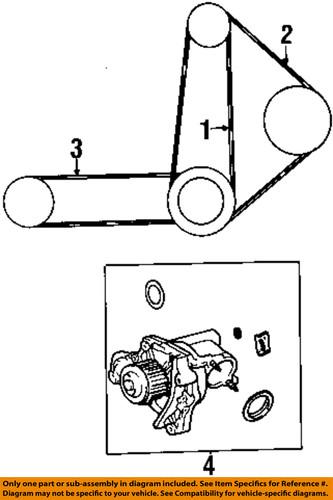 Toyota oem 9936330750 v-belt/fan belt/accessory drive belt