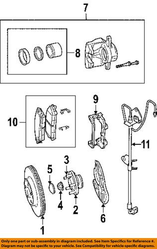 Mopar oem 5137613ab brake-caliper mount