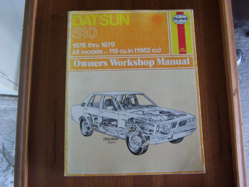 Haynes datsun 510 owners workshop manual