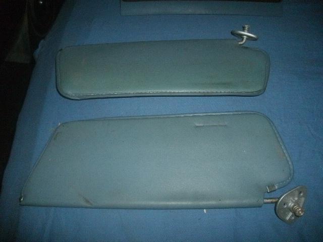 1976 77 78 79 80 aspen volare blue sunvisors right and left