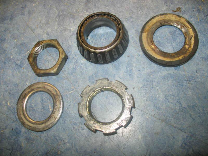 Triple tree steering stem bearing top nut set 1983 honda cr480 cr480r cr 480 r