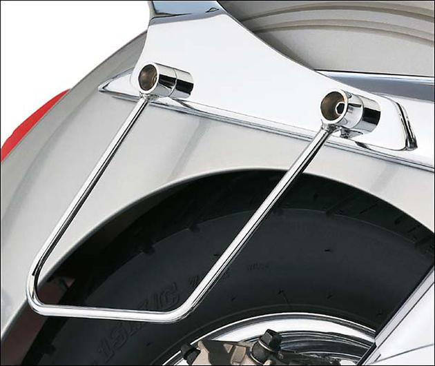 Cobra saddlebag supports steel chrome fits suzuki marauder 800 1997-2004