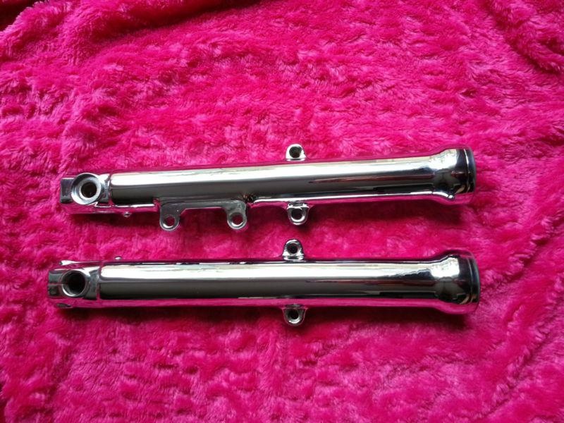 Harley chrome dyna sporster fxd fork legs  39 mm 2000-2007