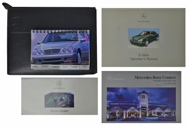 2000 mercedes benz e class owners operators manual books case quick tips