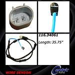 Centric parts 116.34061 rear disc pad sensor wire