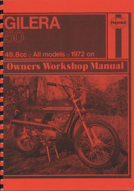 1972- gilera 50 owners workshop manual, haynes