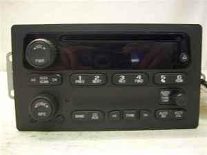 2005 05 gmc envoy radio receiver am fm cd oem