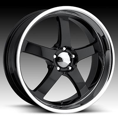 20 x 8.5, 5 x 115mm black boss wheels, style 335