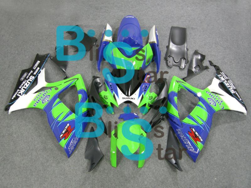 Suzuki 06 07 2006-2007 gsx-r gsxr600 gsxr750 gsxr 600 750 fairings set 19 w4