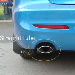 2009-2012 mazda 3 m3 chrome exhaust muffler tip tail pipe