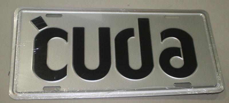 Cuda license plate