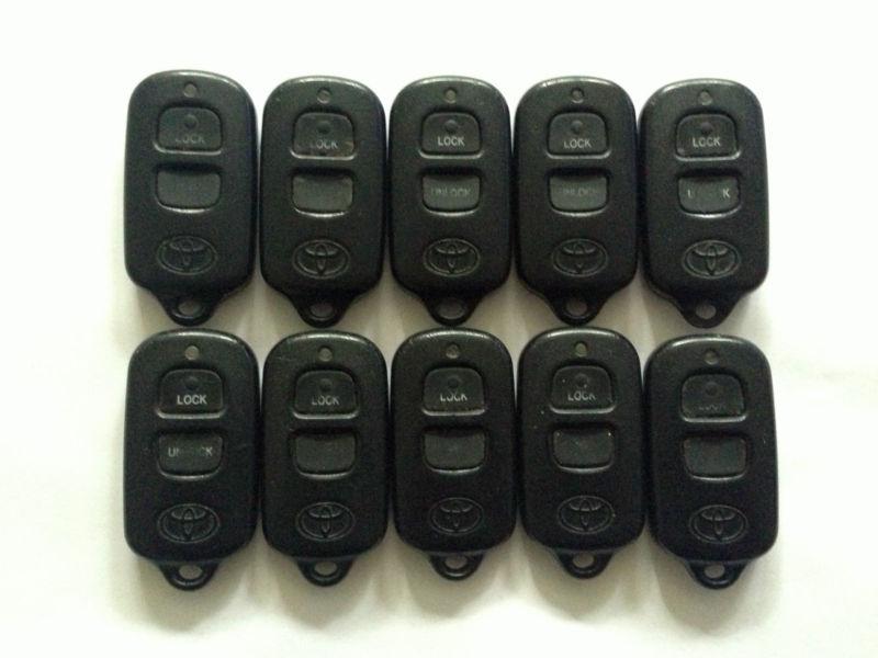 Bab237131-056 lot of 10 toyota remote fobs camry corolla celica  rav4 (a)       