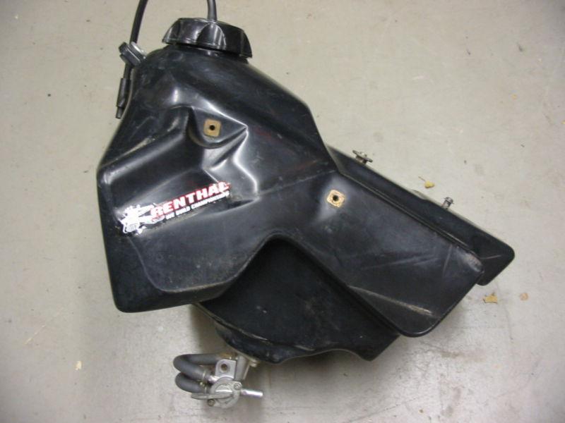 04 honda crf250x complete gas fuel tank w/ petcock cap mount, 2004