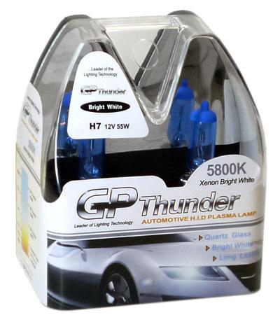 Gp-thunder 5800k h7 xenon quartz light bulb 55w white.........................^^