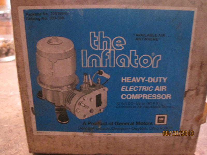  gm heavy duty electric compressor for air shocks (includes dash control )