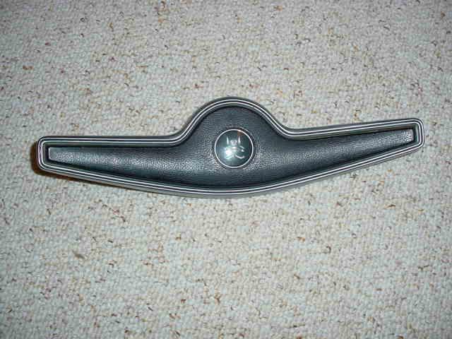 Americam motors amc original factory gremlin steering wheel center insert 